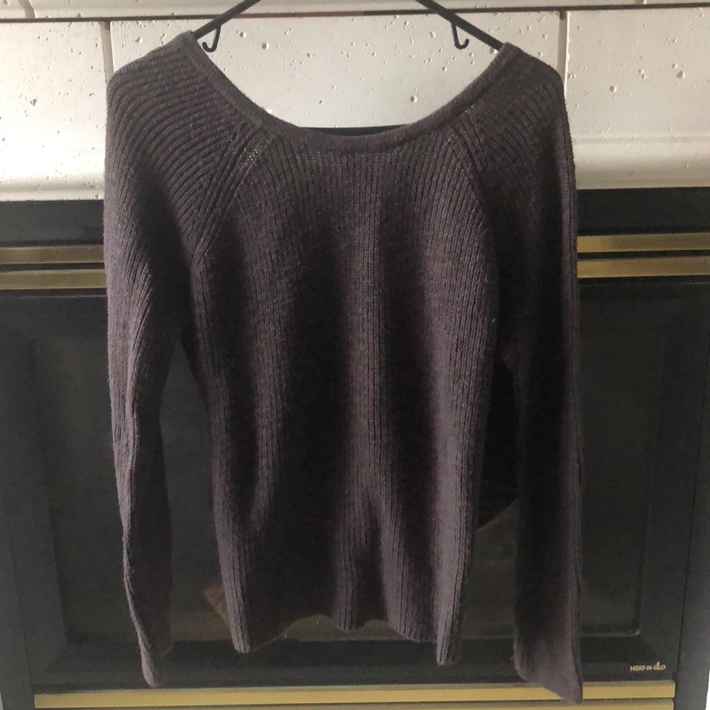 aerie medium sweater brown